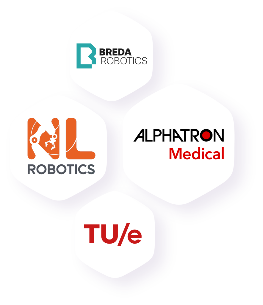 Partners of Ambyon: Alphatron Medical, TU/e, Breda Robotics, NL Robotics