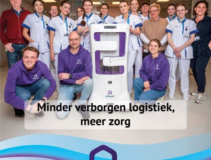 Health valley article about Ambyon's unique approach, collaboration with hospitals and winners of the public award of the 'nationale zorginnovatie prijs'